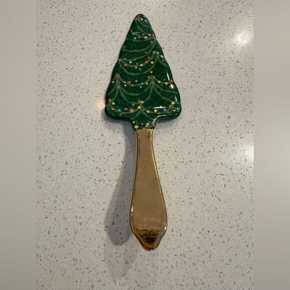 Anthropologie Evergreen Cake Knife - Picture 8 of 10